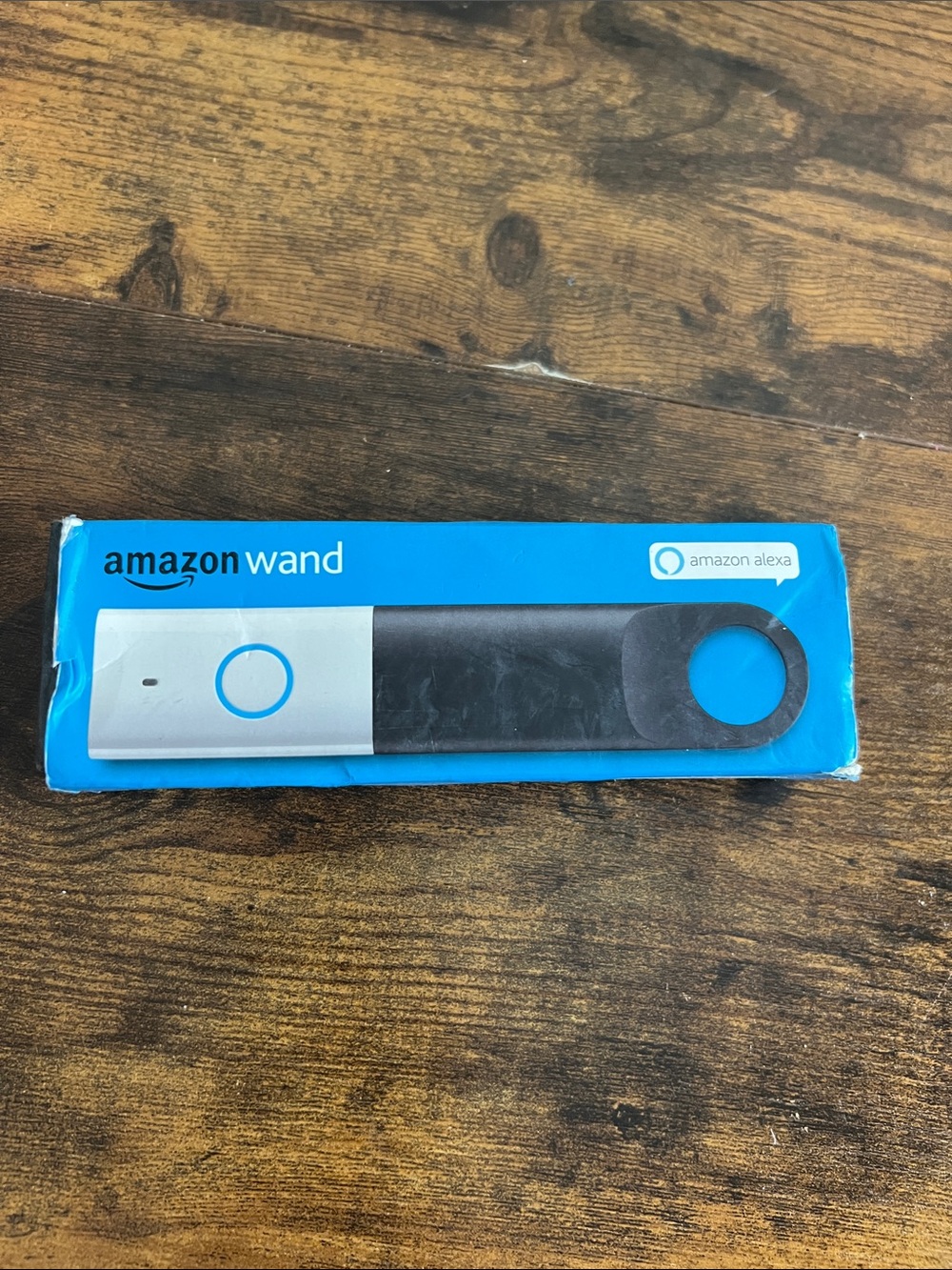 Amazon Wand Voice Remote in Blue and Black